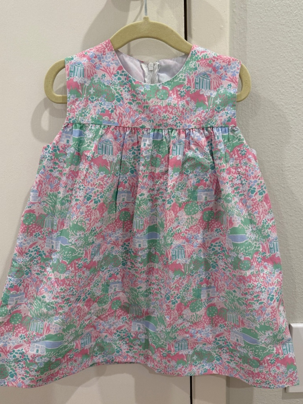The Beaufort Bonnet Co Sleeveless McFerran Frock Dress Beasley Blooms 3T